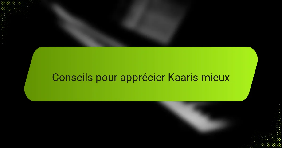 Conseils pour apprécier Kaaris mieux
